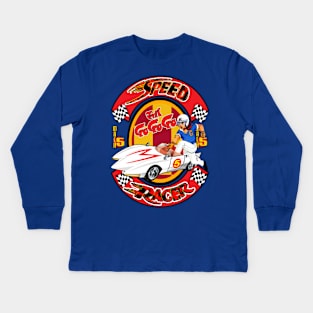 go speed racer go Kids Long Sleeve T-Shirt